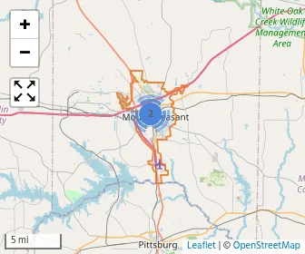 Area schools map